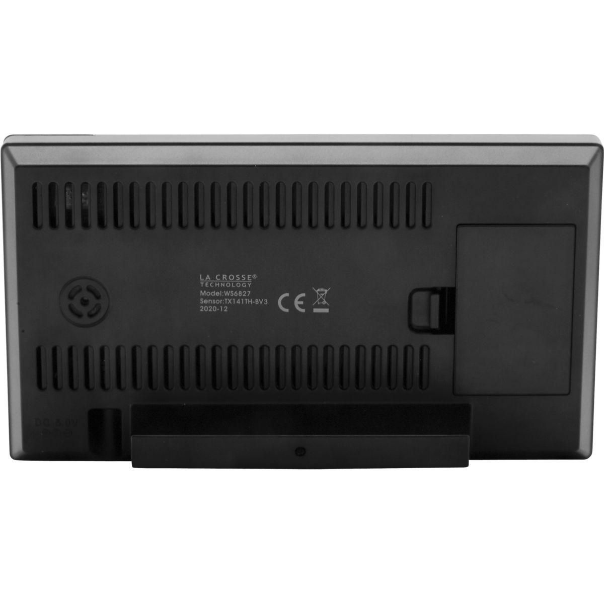 La crosse technology Station météo WS6827 noir