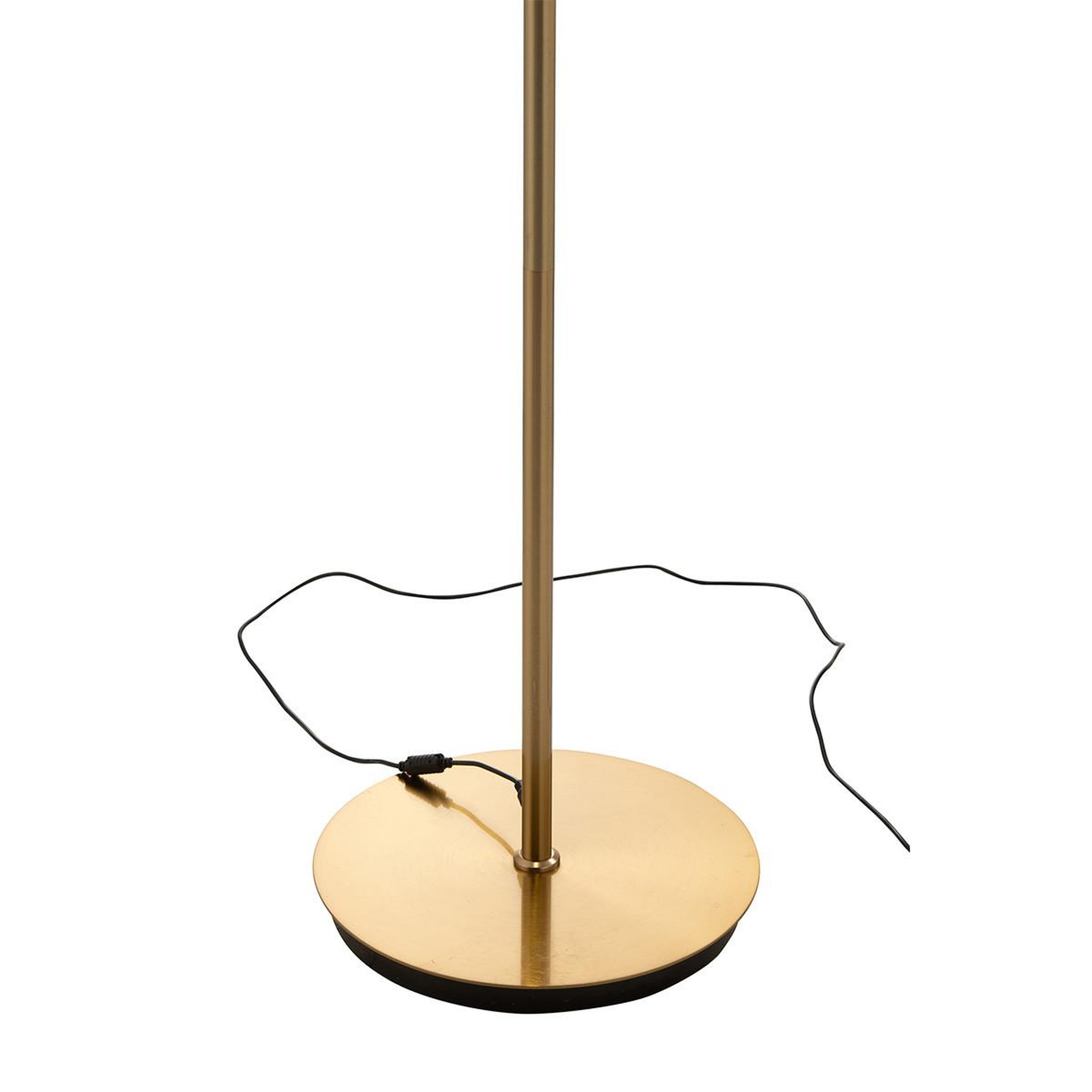 Voir la diapositive 3 : J-LINE Lampadaire en verre à led  omar  168cm marron