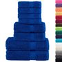 Voir la diapositive 2 : VIDAXL Ensemble de serviettes de qualité supérieure SOLUND 8 pcs bleu
