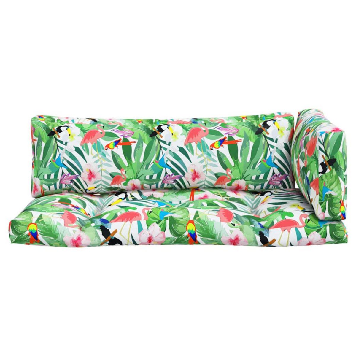 VIDAXL Coussins de palette lot de 3 multicolore tissu Oxford