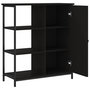 Voir la diapositive 5 : VIDAXL Buffet noir 70x30x80 cm bois d'ingenierie