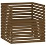Voir la diapositive 2 : VIDAXL Composteur Marron miel 100x100x102 cm Bois massif de pin