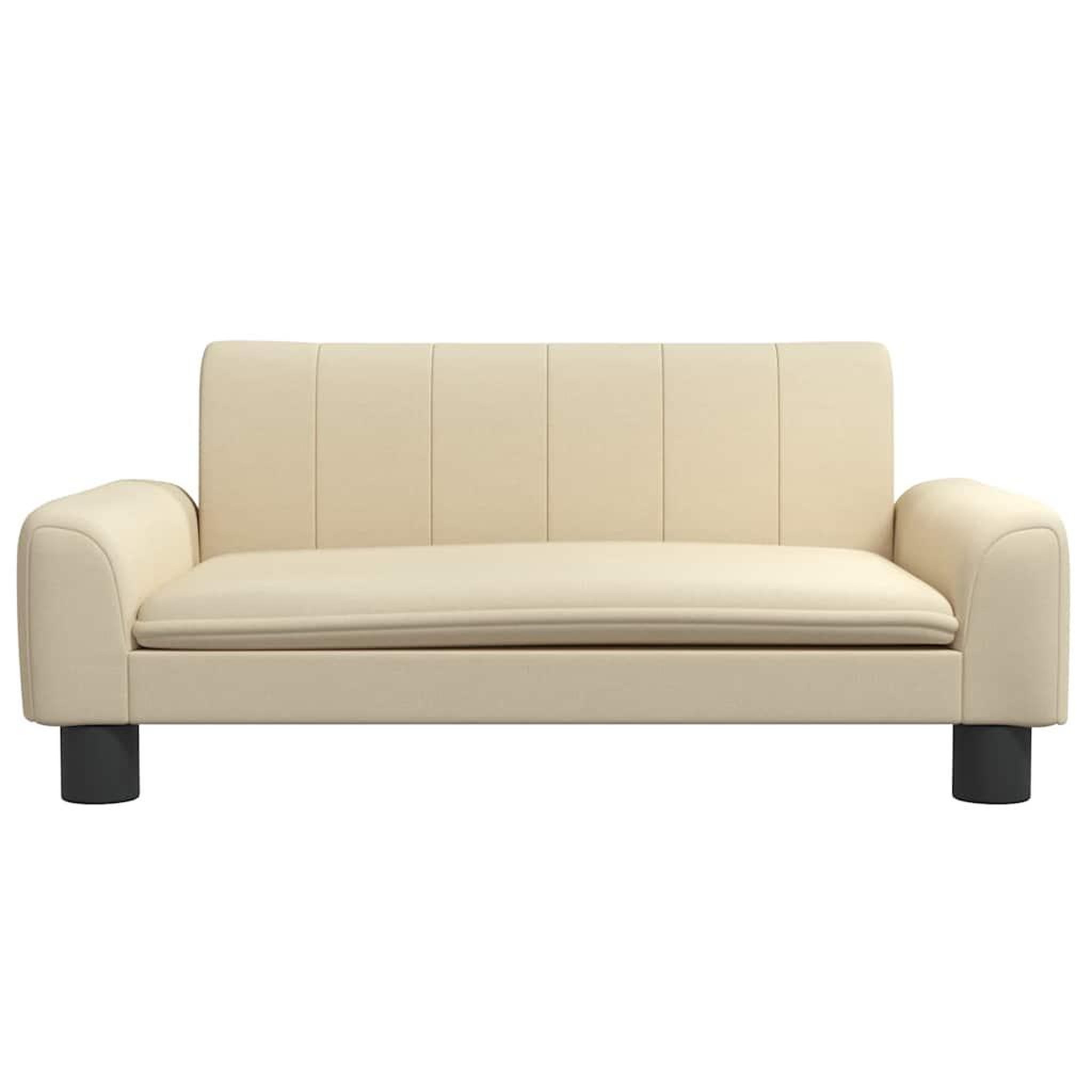 Voir la diapositive 3 : VIDAXL Lit pour chien creme 70x45x30 cm tissu