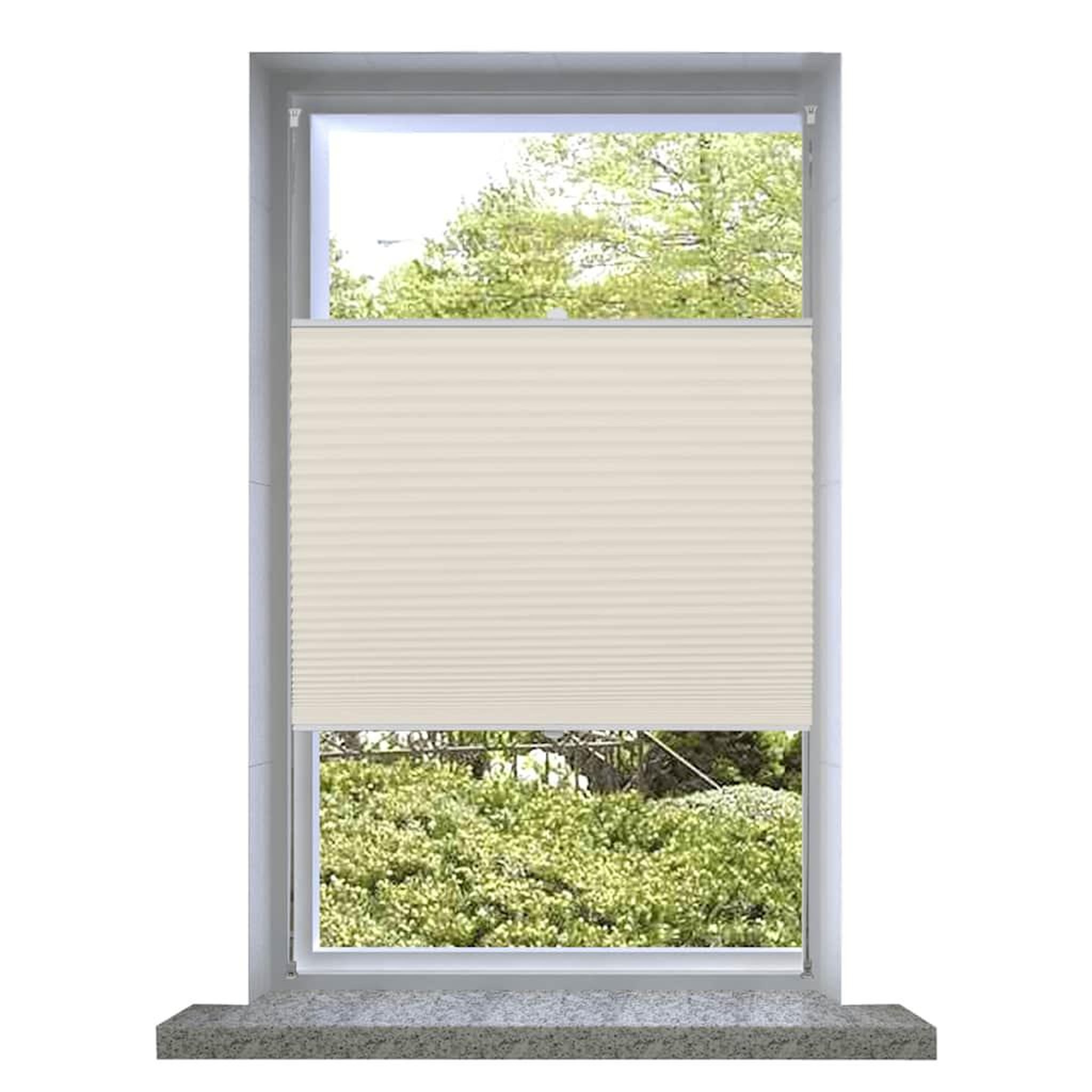 VIDAXL Store plisse 40x150 cm Creme