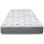 IDLITERIE Matelas 100% mousse polyuréthane ALTO : soutien ferme et confort durable. Coloris disponibles : Blanc