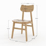 Voir la diapositive 4 : Rendez vous déco Lot de 2 chaises en bois massif de mindi-Kawi