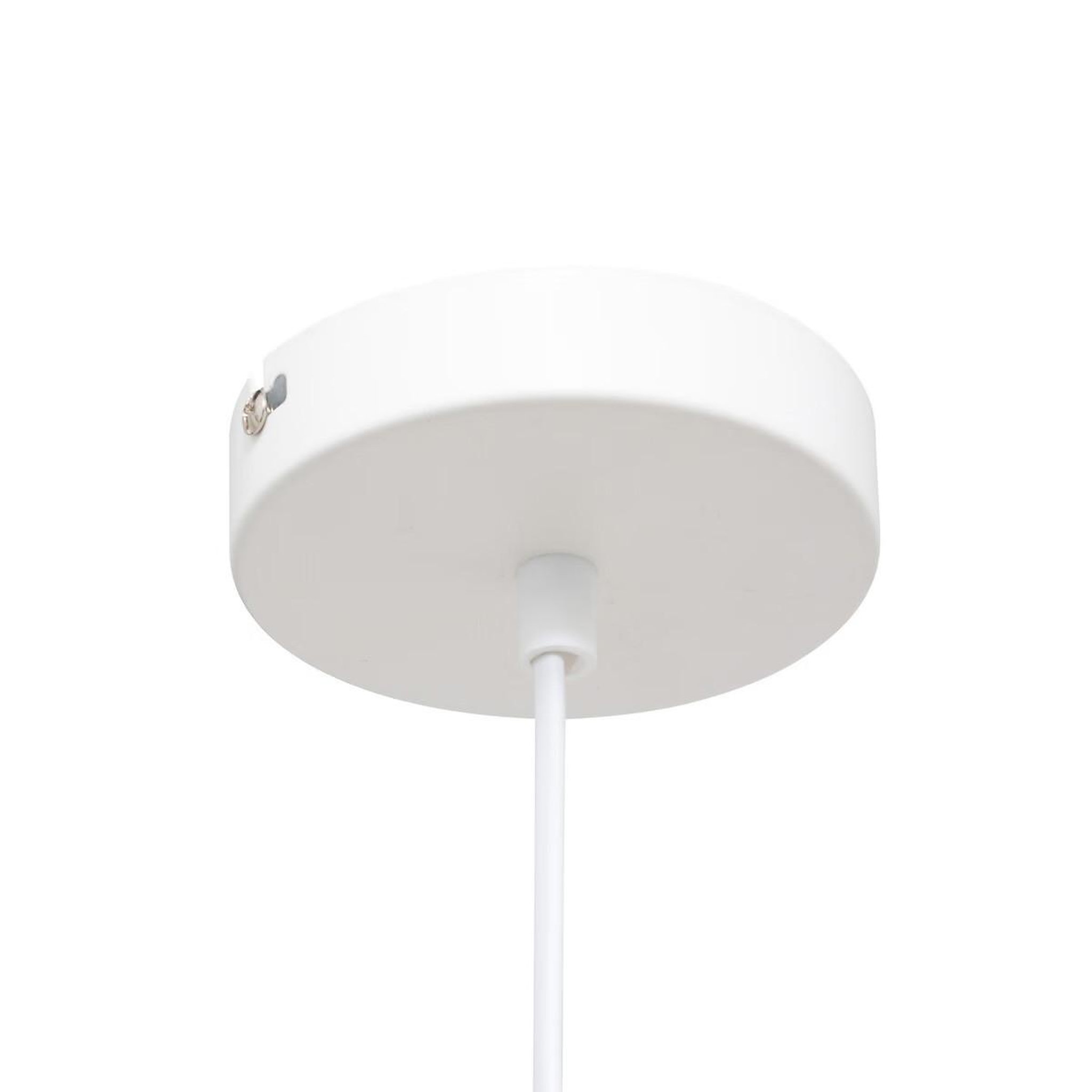 Voir la diapositive 4 : ATMOSPHERA Lampe suspension en verre  travis  25cm blanc