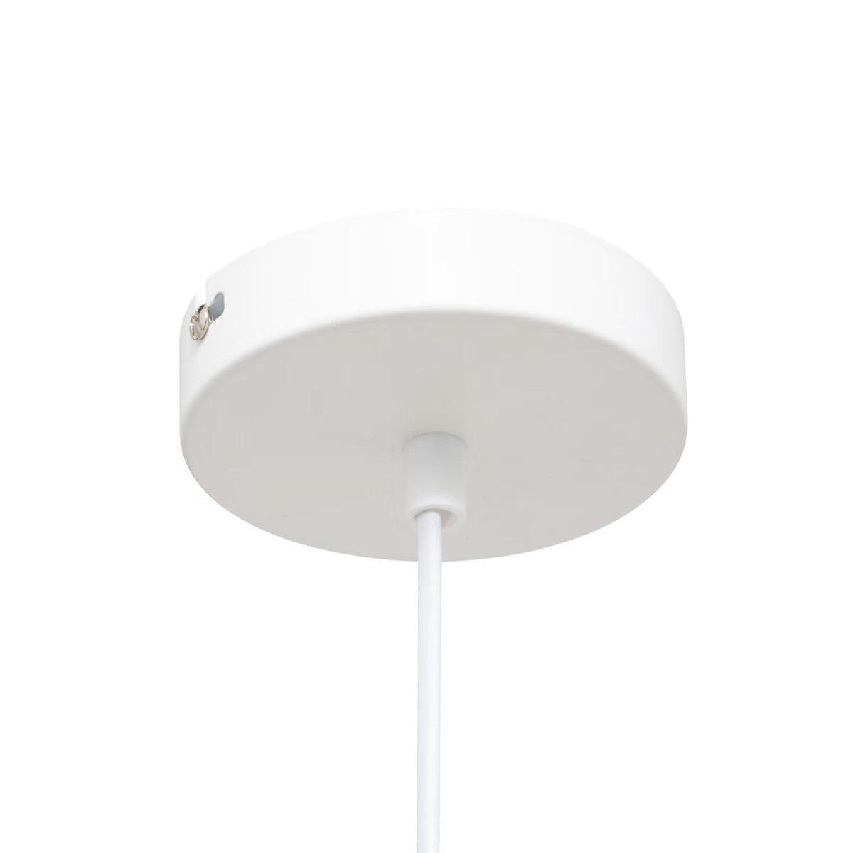 ATMOSPHERA Lampe Suspension en Verre  Travis  25cm Blanc