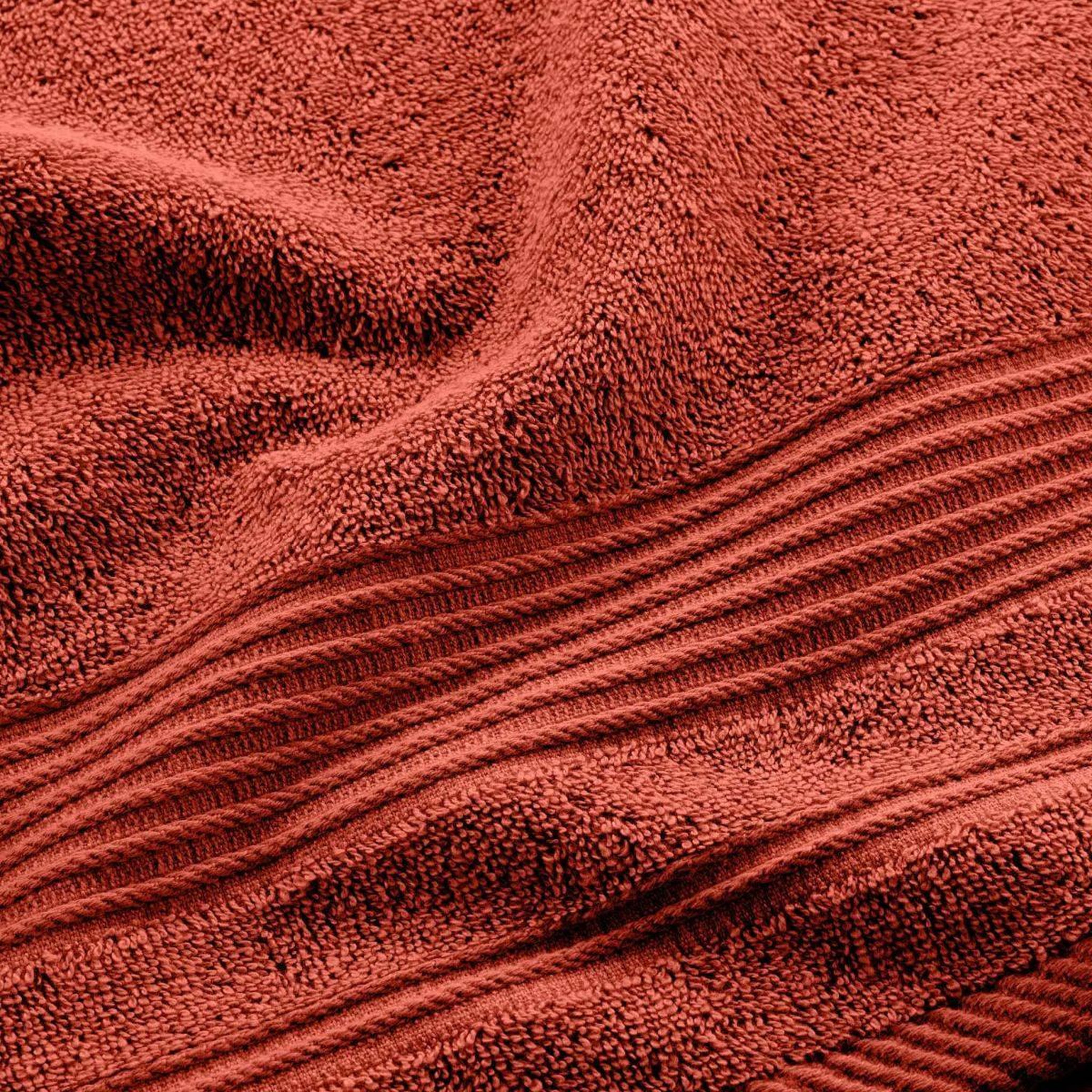 Voir la diapositive 3 : Douceur d'Intérieur Serviette de toilette  tendresse   50x90cm rouge