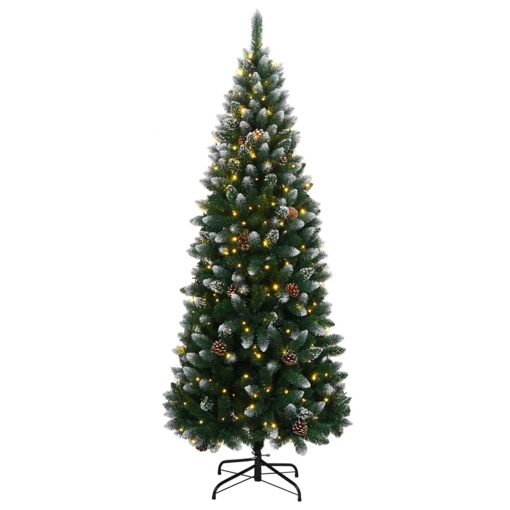 Voir la diapositive 2 : VIDAXL Sapin de Noël artificiel 300 LED 210 cm