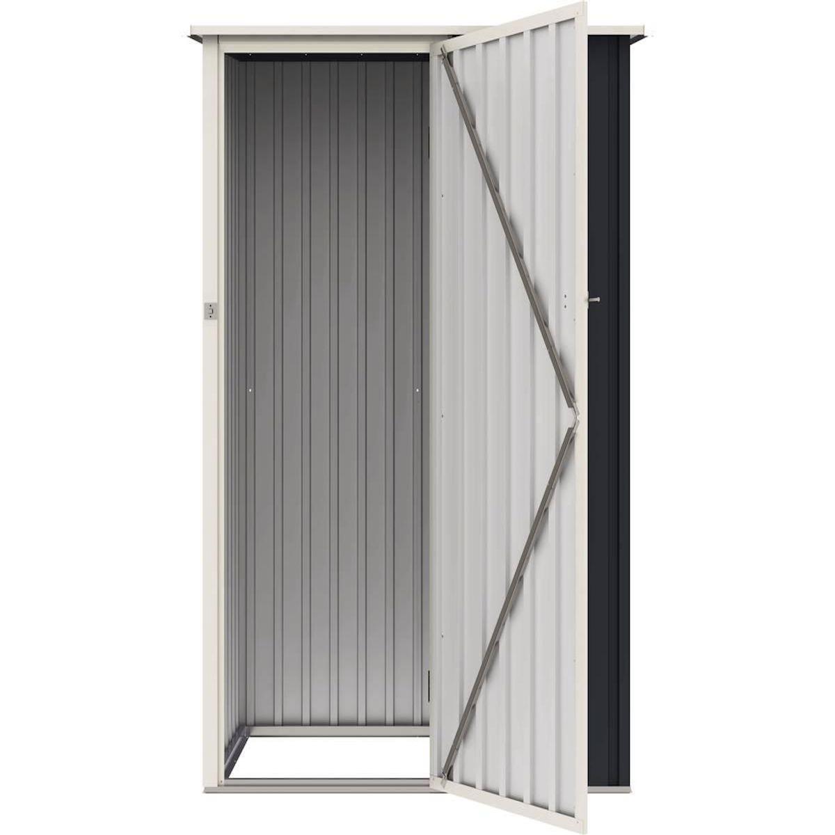 Habitat et Jardin Abris de Jardin métal  Vega II - 1.35 m² -Gris