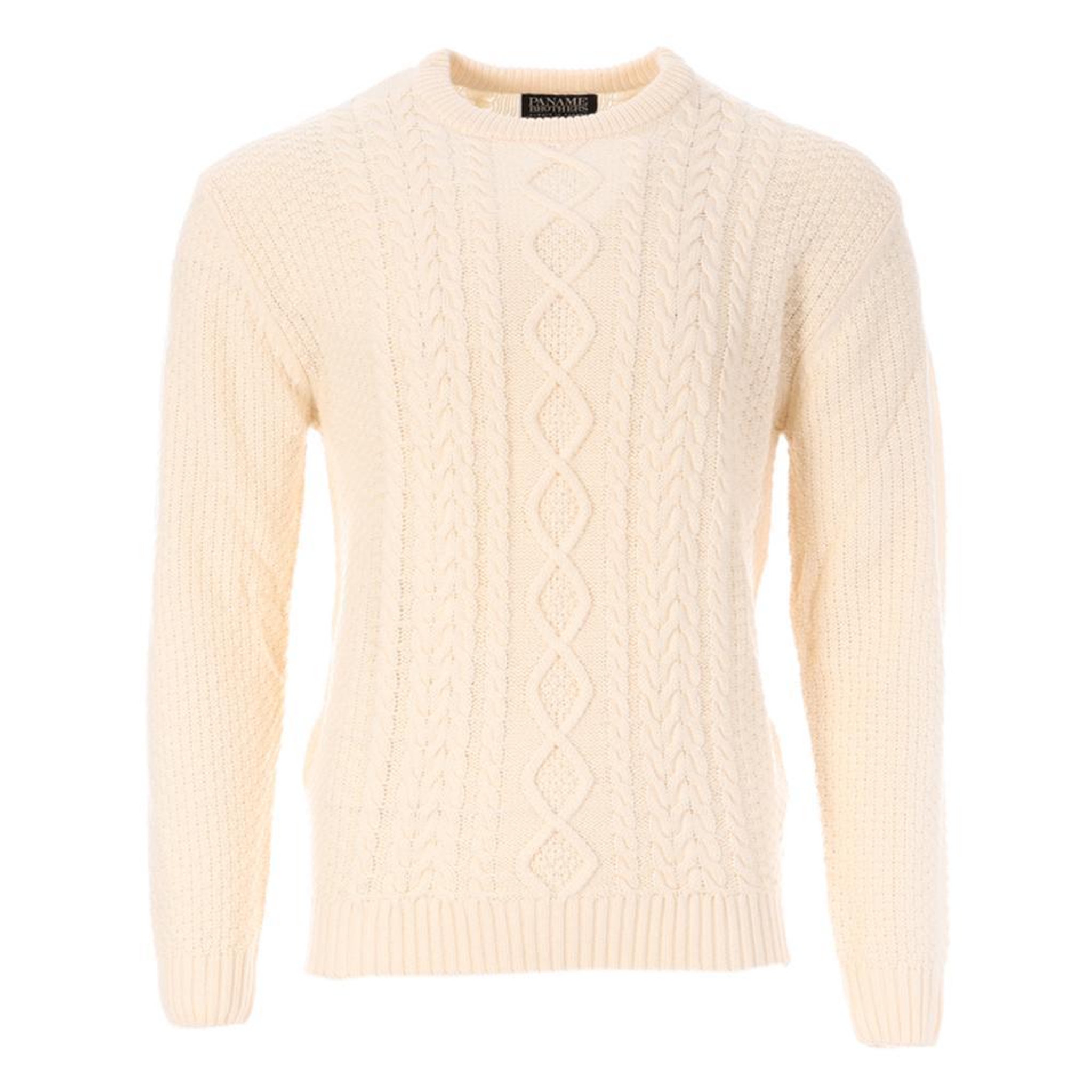 PANAME BROTHERS Pull  Homme Paname Brothers Irlandais. Coloris disponibles : Beige