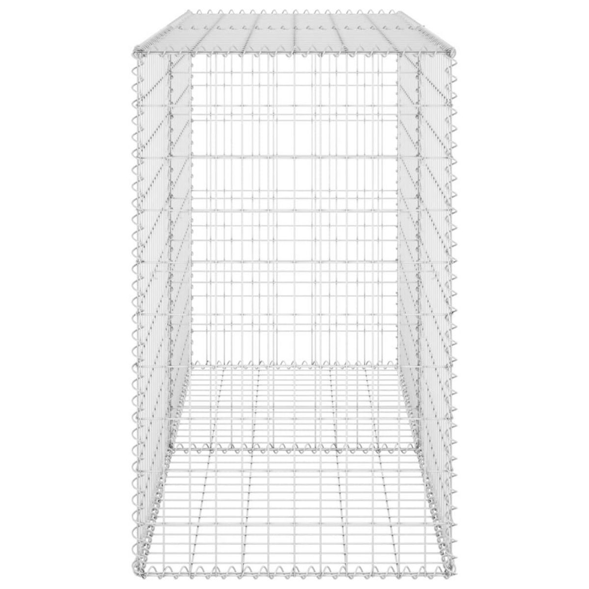VIDAXL Mur en gabion avec couvercles Acier galvanise 150x60x100 cm