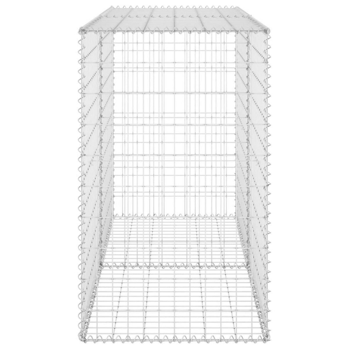 VIDAXL Mur en gabion avec couvercles Acier galvanise 150x60x100 cm