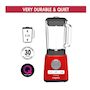 Voir la diapositive 4 : MAGIMIX Blender 2l 1300w rouge - 11629