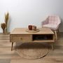 Voir la diapositive 5 : Paris Prix Table Basse en Bois  Bali  110cm Naturel