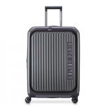 Delsey Valise rigide Securitime Zip TSA polycarbonate 66cm. Coloris disponibles : Gris