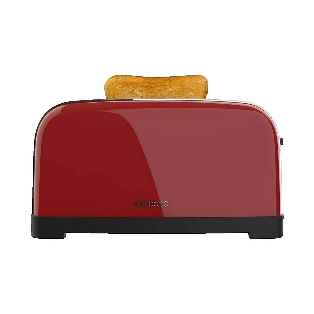 CECOTEC Grille-pain Cecotec 4 tranches Rouge