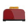 Voir la diapositive 3 : CECOTEC Grille-pain Cecotec 4 tranches Rouge