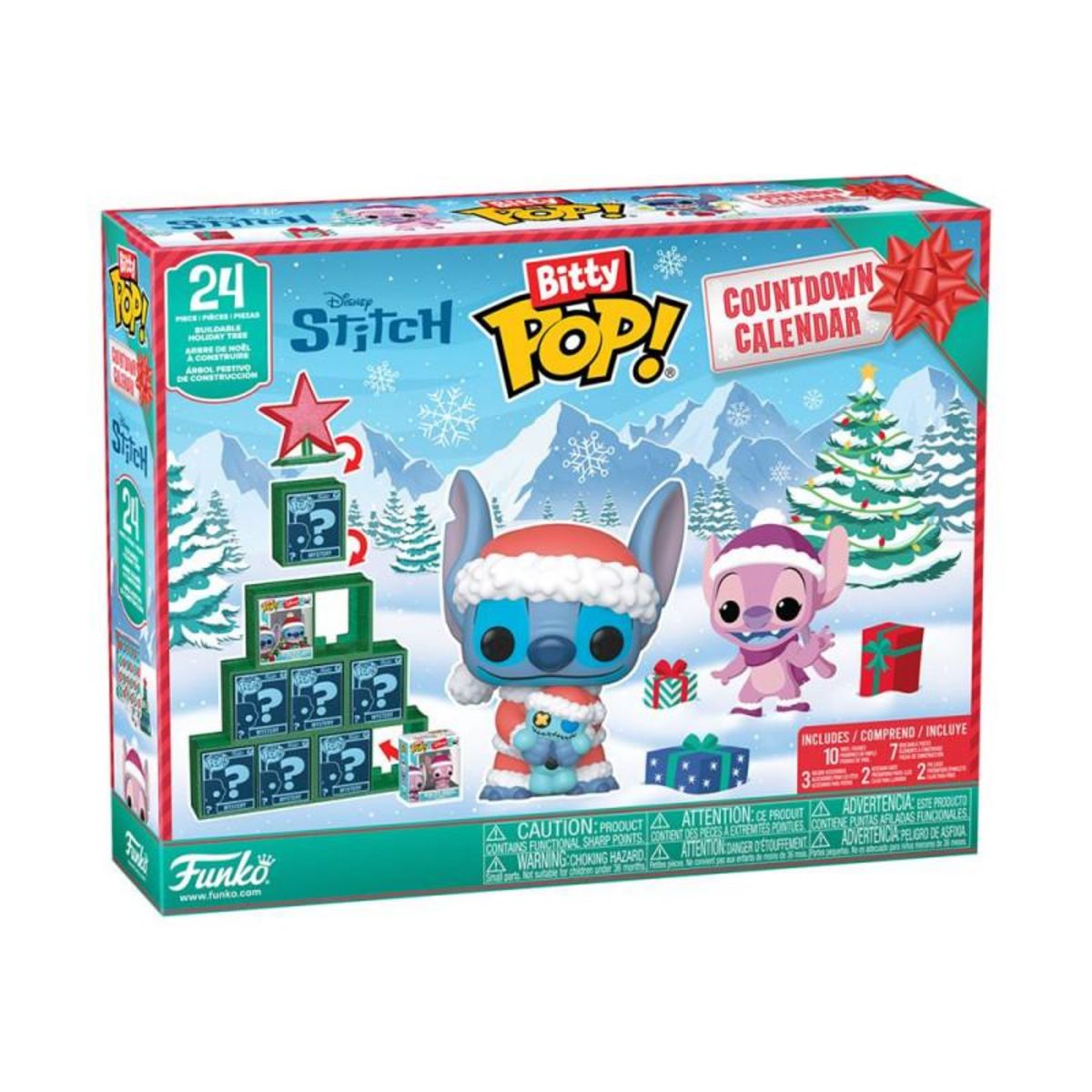 Funko Figurine Funko Bitty Pop Disney Stitch Calendrier de l Avent