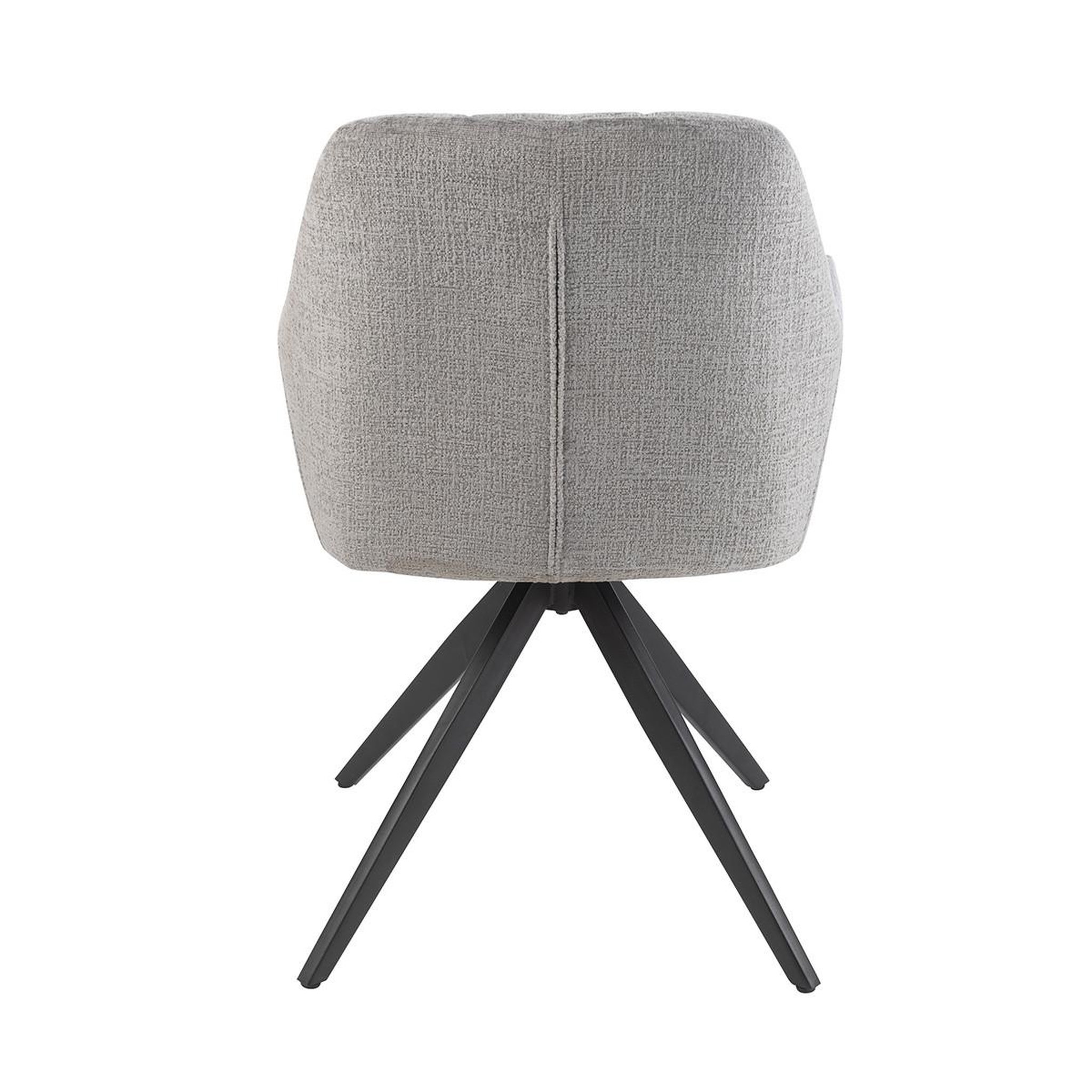 Voir la diapositive 4 : J-LINE Chaise design  louna  85cm gris