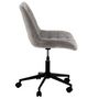 Voir la diapositive 6 : IDIMEX Chaise de bureau VASILO en velours côtelé