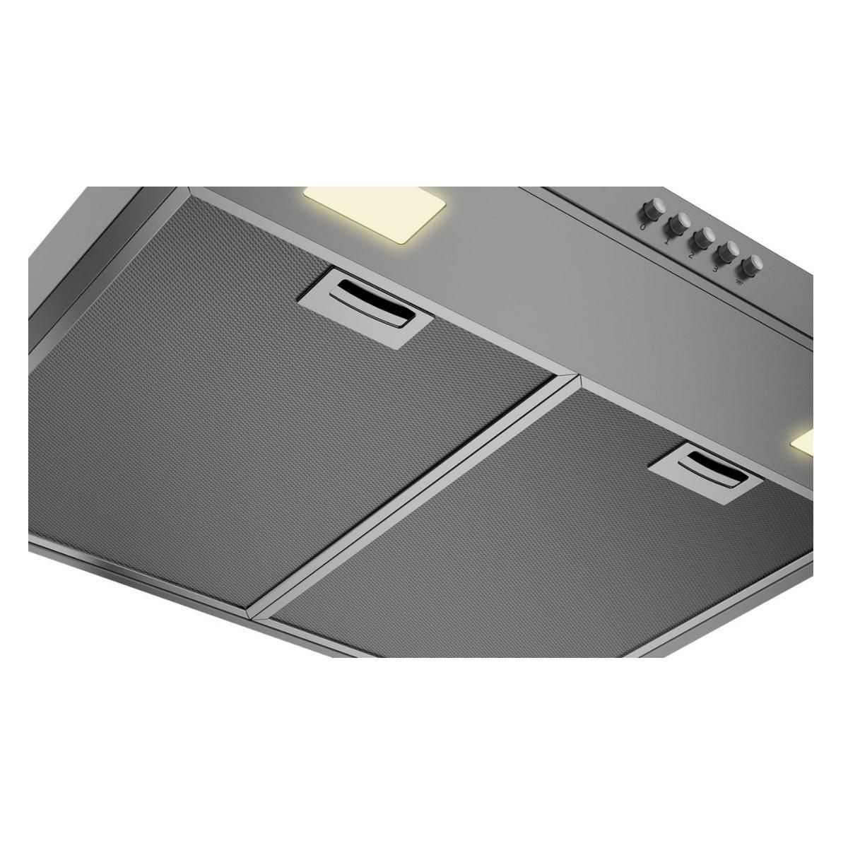 Beko Hotte décorative murale 60cm 68db 613m3/h inox - BHCB61622BXH