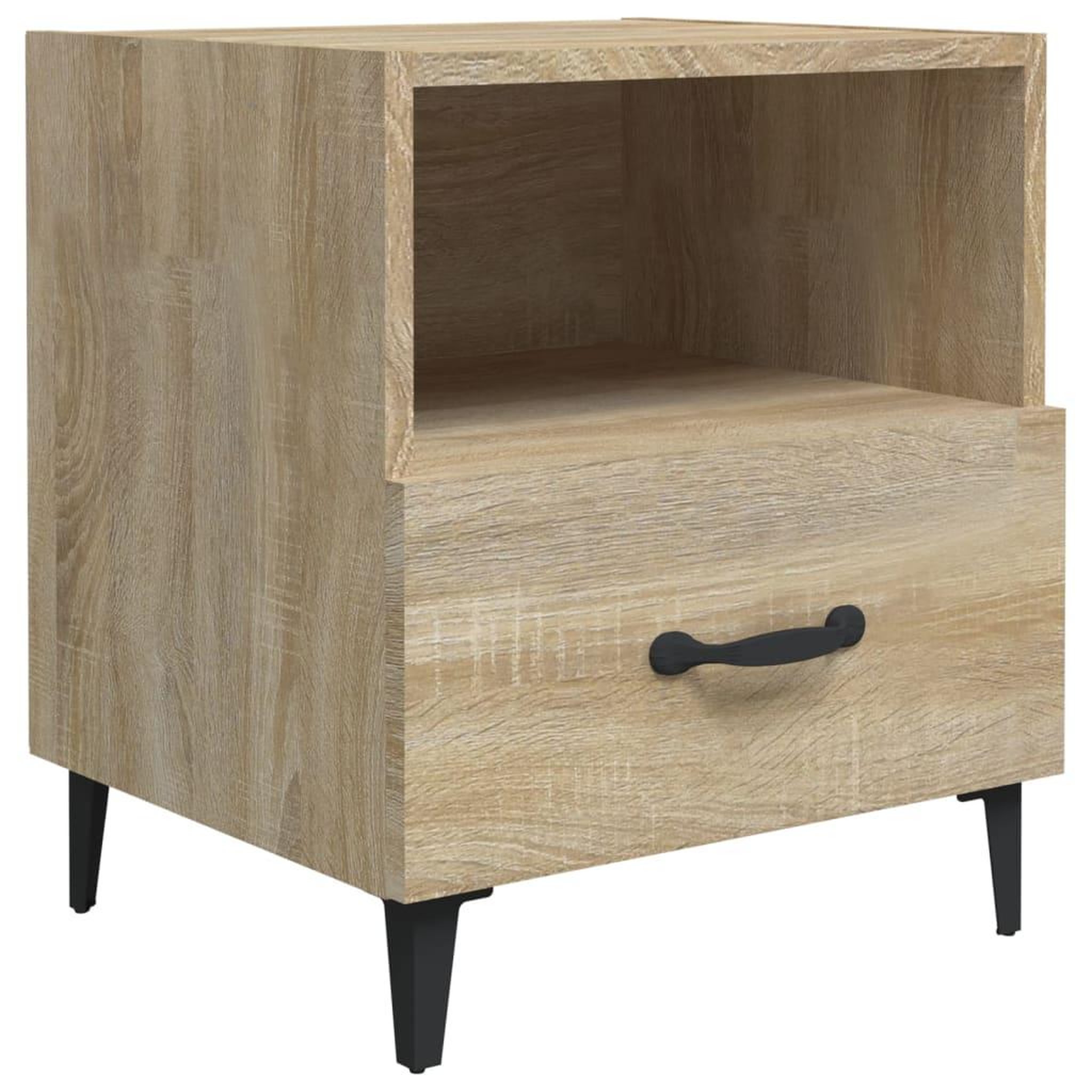 Voir la diapositive 3 : VIDAXL Tables de chevet 2 pcs Chene Sonoma Bois d'ingenierie
