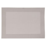 SECRET DE GOURMET Lot 6x Set de table Rect - 50 x 35 cm. Coloris disponibles : Gris, Beige