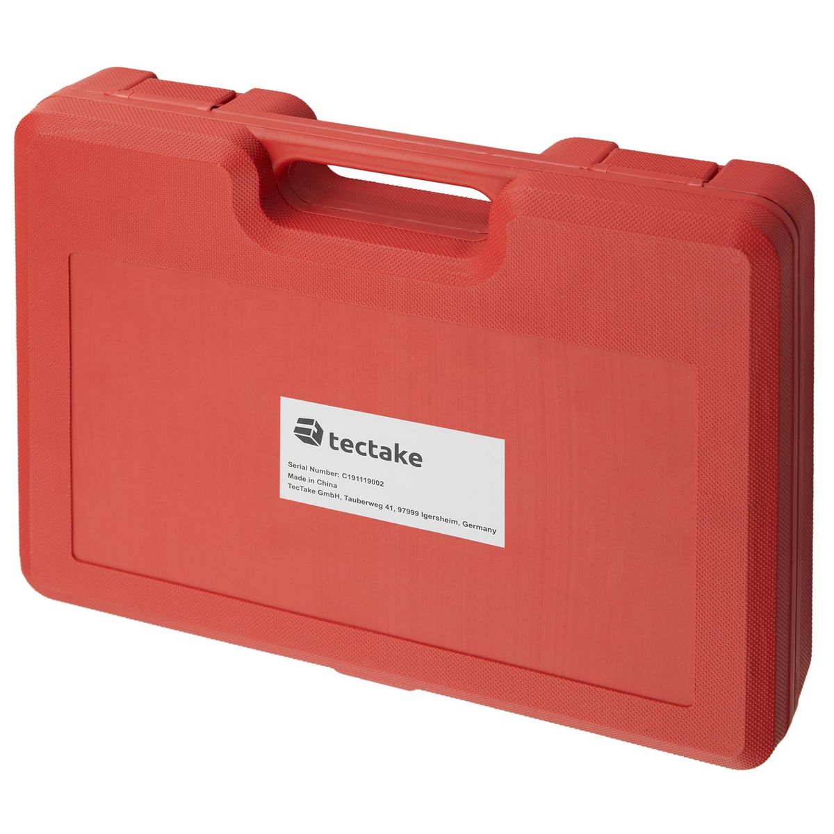 tectake Coffret kit d'extracteurs de roulements 12 pièces rouge