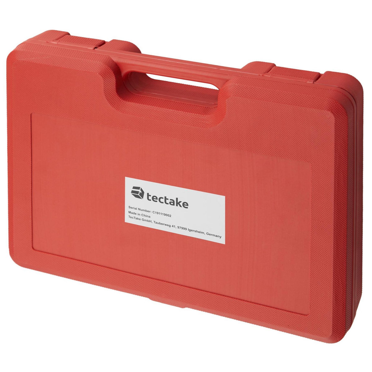 tectake Coffret kit d'extracteurs de roulements 12 pièces rouge