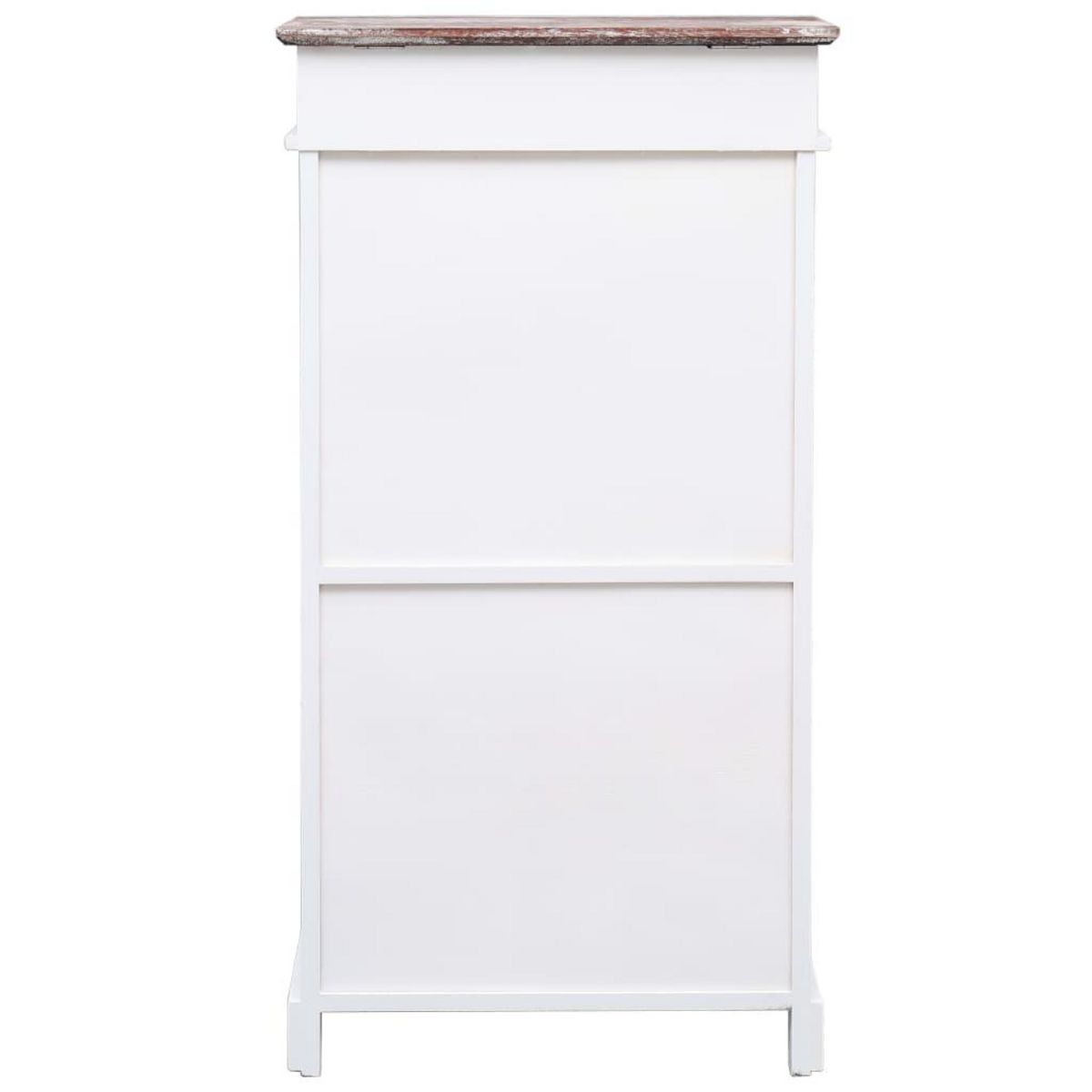 VIDAXL Armoire a chaussures Marron 50 x 28 x 98 cm Bois de Paulownia