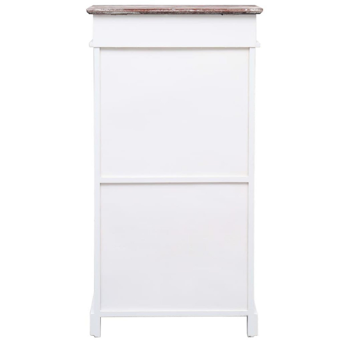 VIDAXL Armoire a chaussures Marron 50 x 28 x 98 cm Bois de Paulownia