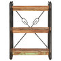 Voir la diapositive 2 : VIDAXL Bibliotheque a 3 niveaux 60x30x80cm Bois de recuperation massif