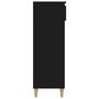 Voir la diapositive 5 : VIDAXL Armoire a chaussures Noir 40x36x105 cm Bois d'ingenierie
