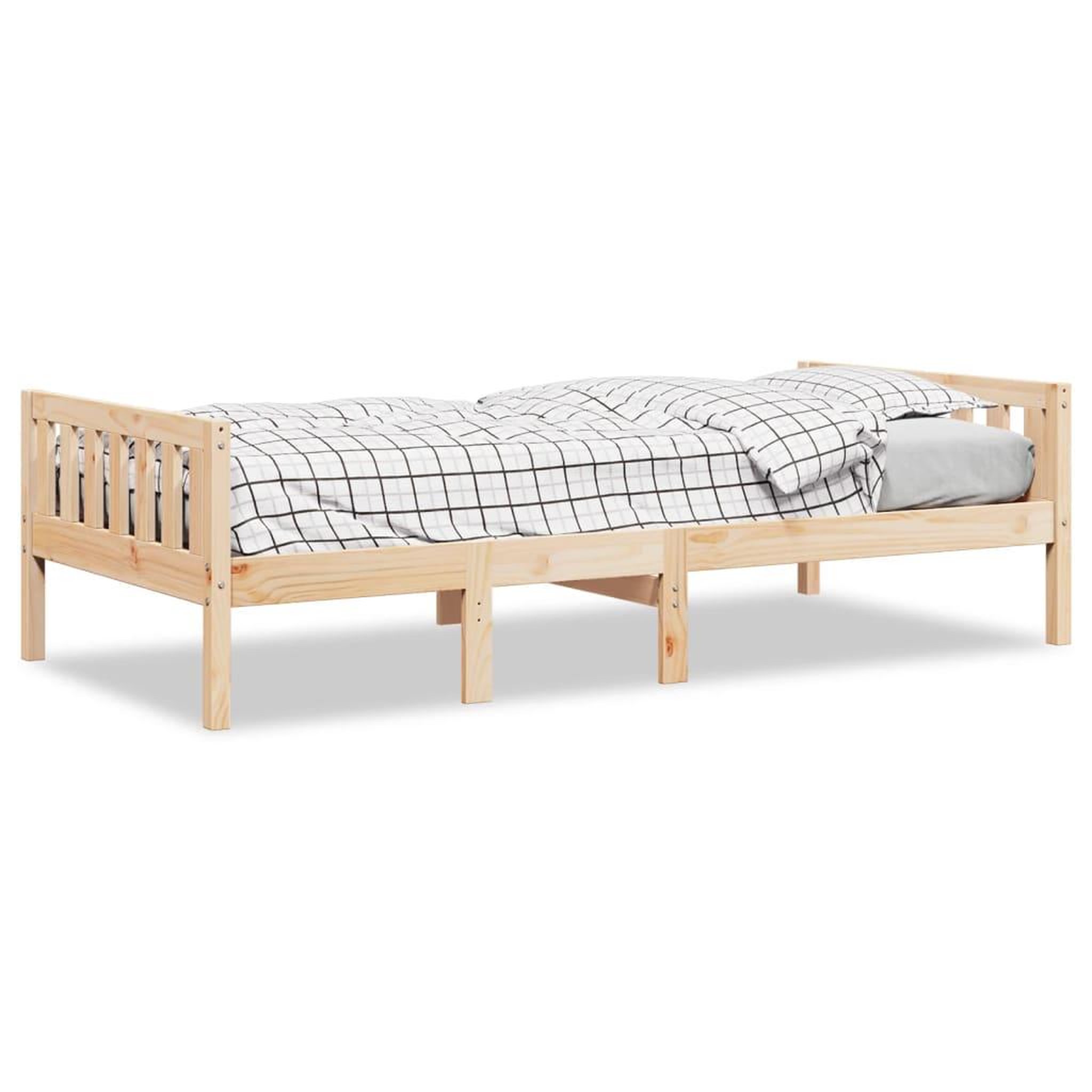 Voir la diapositive 2 : VIDAXL Lit pour enfants sans matelas 90x190 cm bois de pin massif