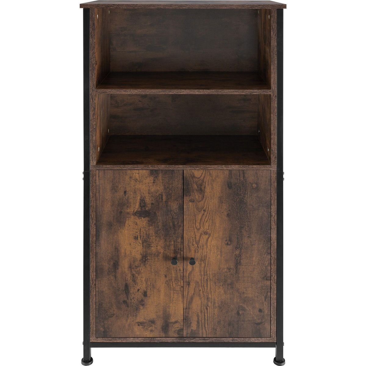 tectake Buffet style industriel Bois foncé industriel, rustique