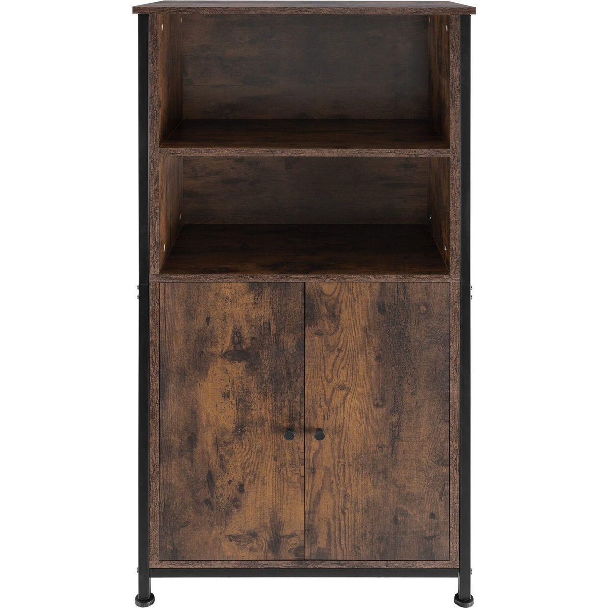 tectake Buffet style industriel Bois foncé industriel, rustique