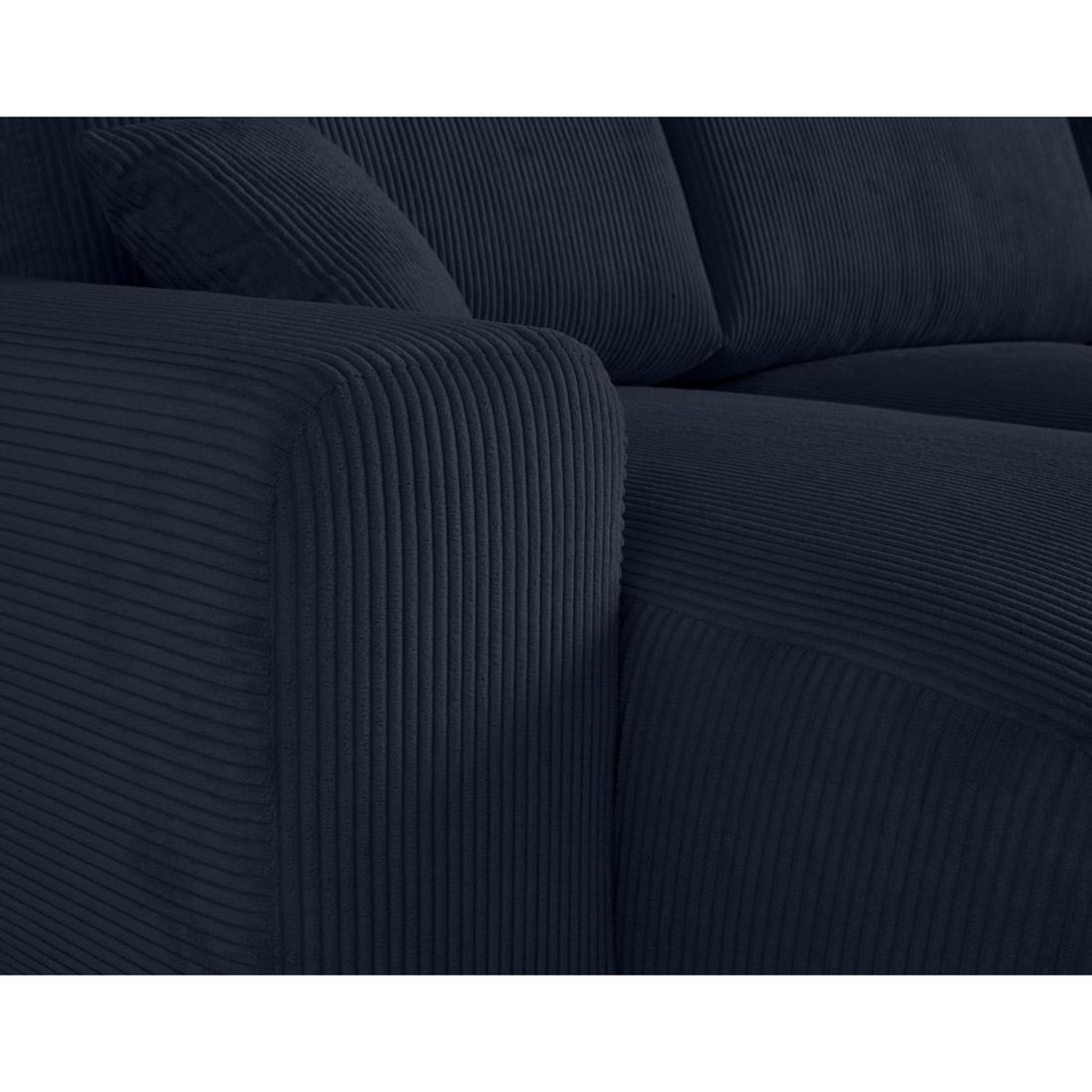 LISA DESIGN Garance - canapé panoramique en u - 7 places - en velours côtelé