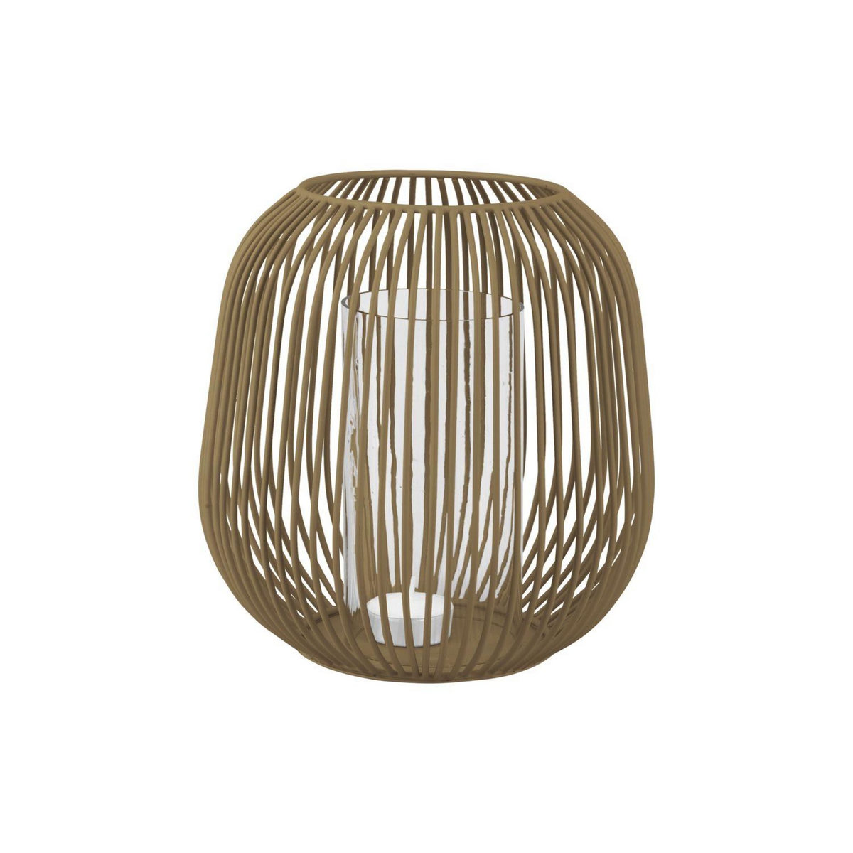 PRESENT TIME Lanterne Illuminate - Vert mousse