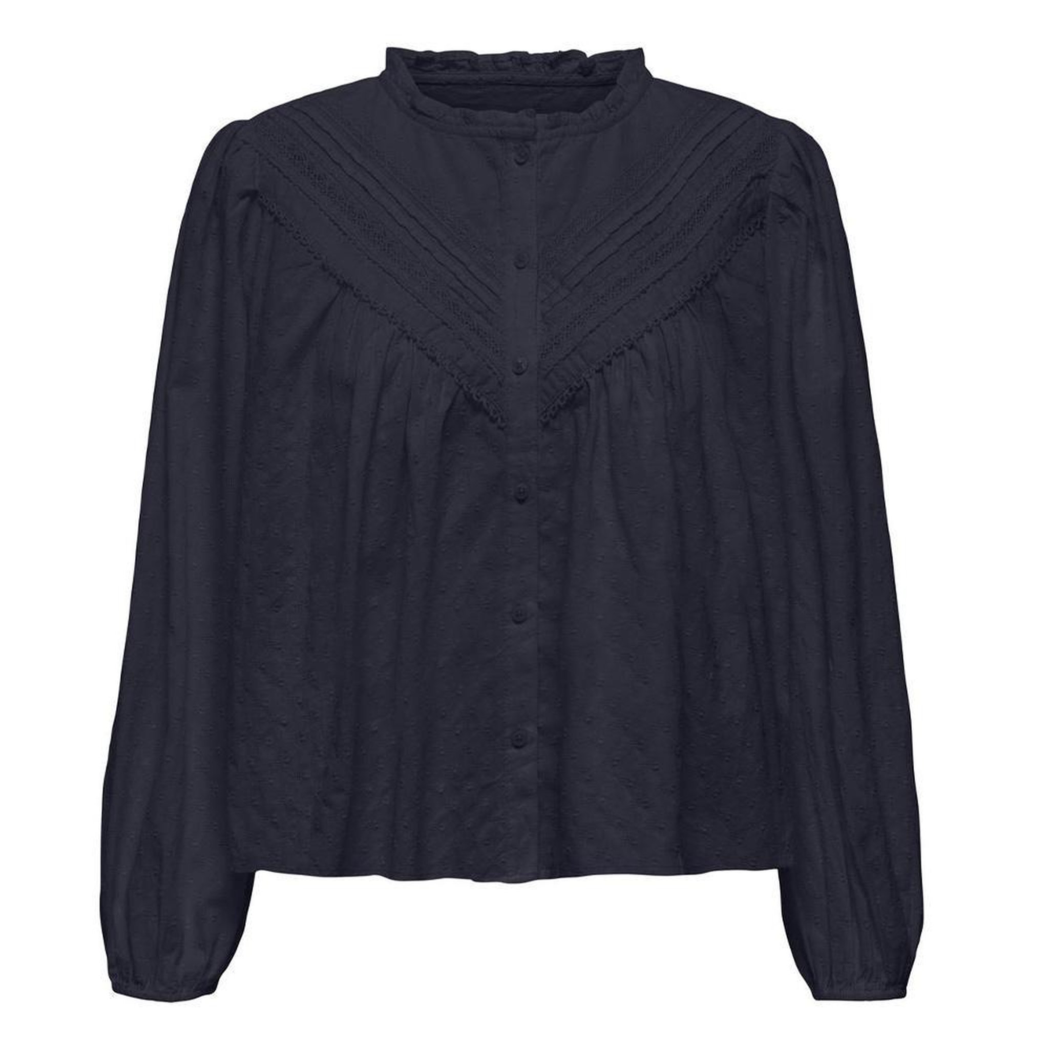 JACQUELINE DE YONG Blouse Marine Femme JDY Selma. Coloris disponibles : Bleu