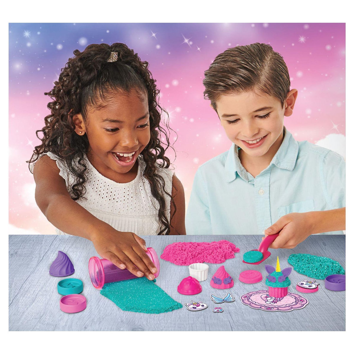 SPIN MASTER COFFRET PATISSERIE LICORNE 453 G Kinetic Sand