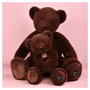 Voir la diapositive 5 : Histoire D'Ours Ours en peluche Clémentin Marron Chocolat - 38 cm