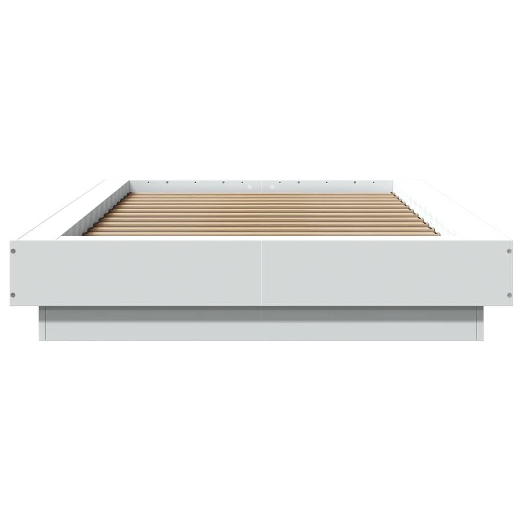 Voir la diapositive 4 : VIDAXL Cadre de lit sans matelas blanc 100x200 cm