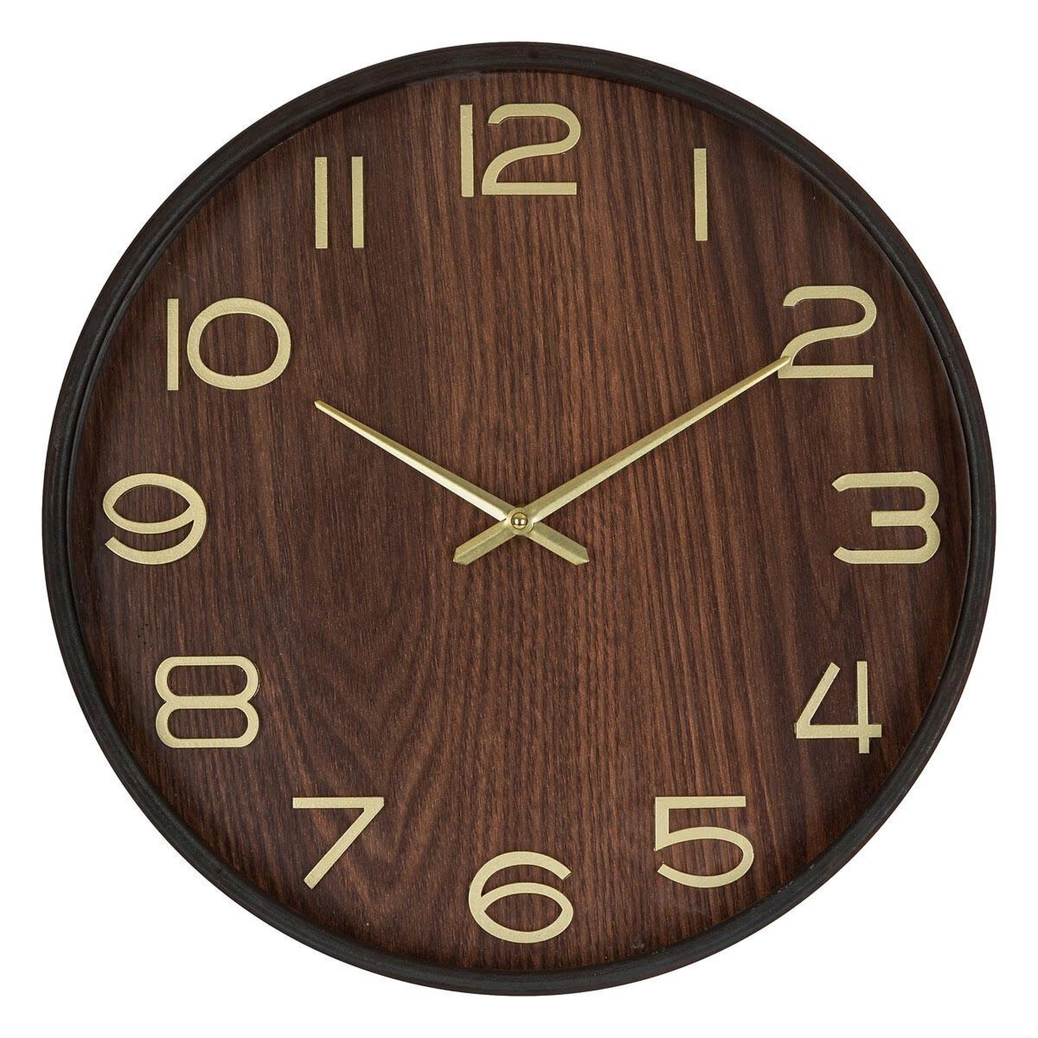 ATMOSPHERA Horloge murale design  ivana  38cm marron