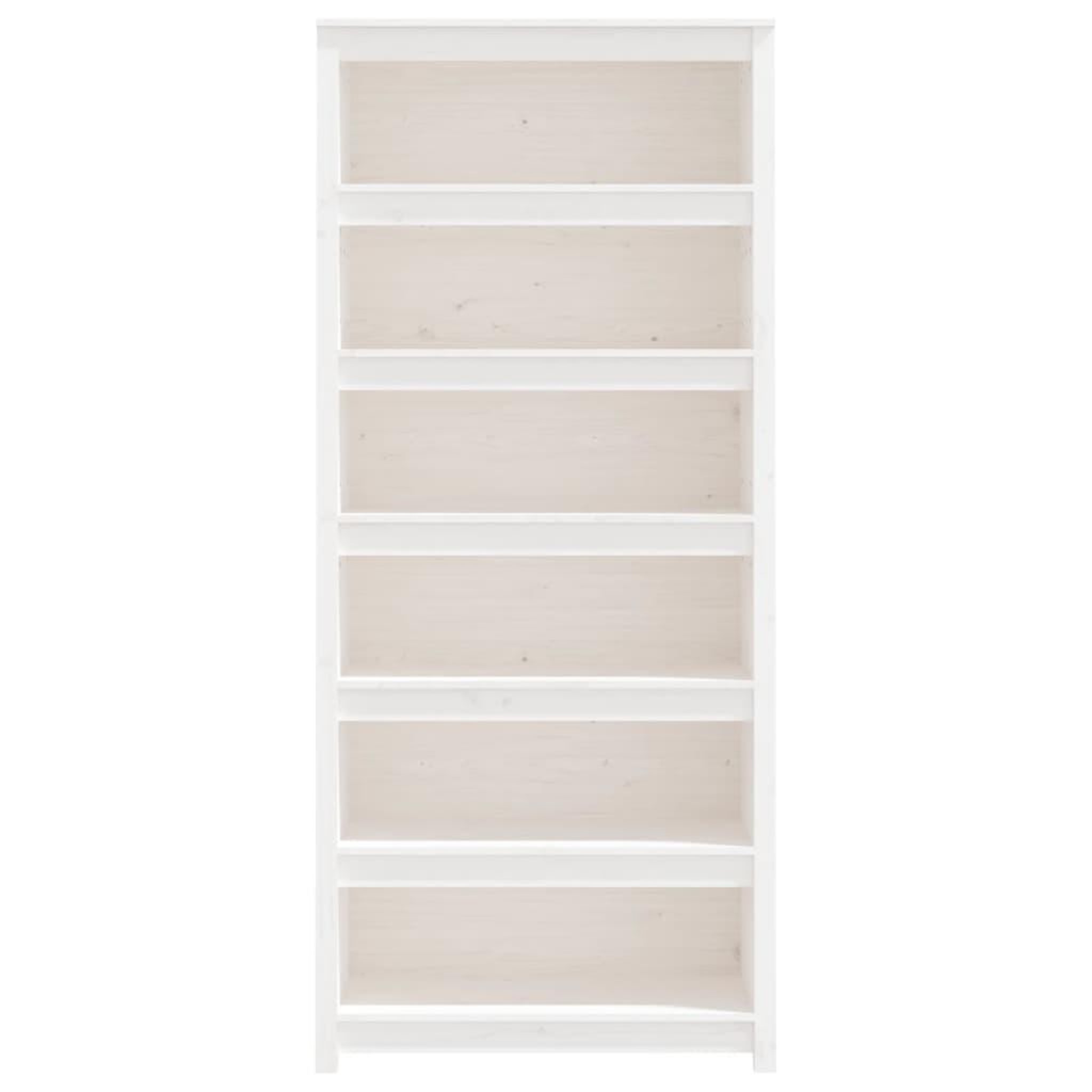 Voir la diapositive 5 : VIDAXL Bibliotheque Blanc 80x35x183 cm Bois de pin massif