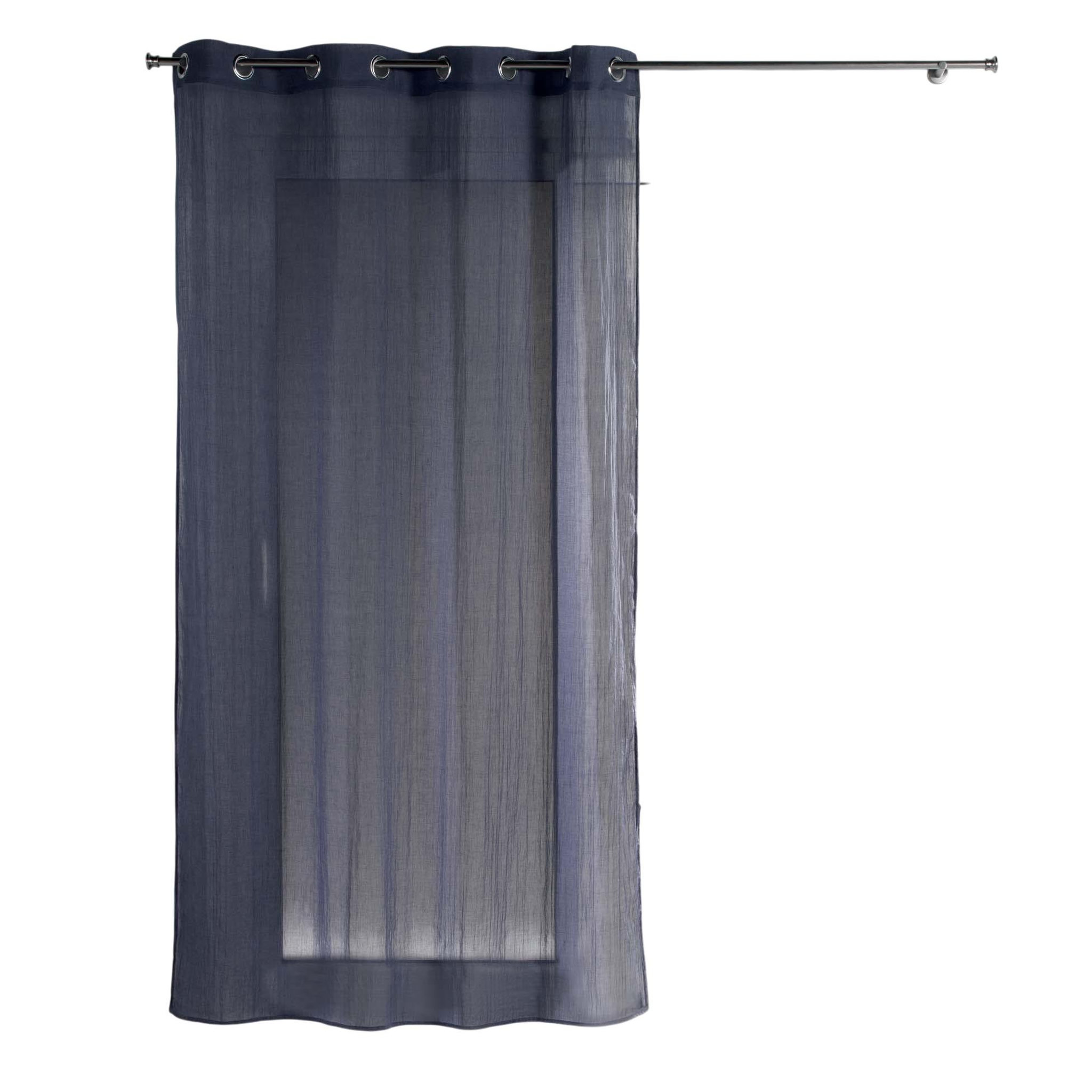Eden Voilage en polycoton mitsy design et moderne. Coloris disponibles : Bleu