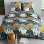 Voir la diapositive 3 : ATELIER DU COTON Housse de couette 260x240 GINK + 2 taies coton 57 fils