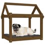 Voir la diapositive 4 : VIDAXL Lit pour chien Marron miel 71x55x70 cm Bois de pin solide