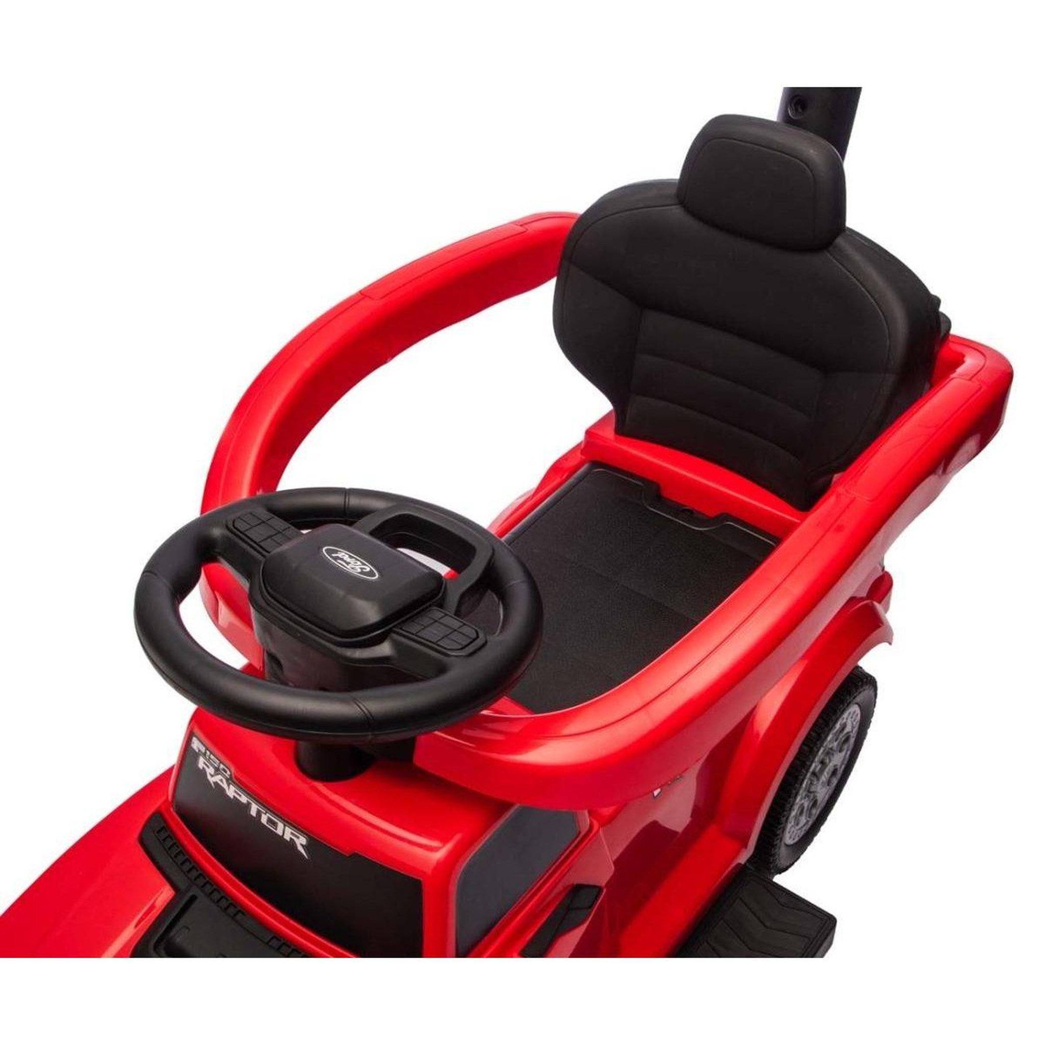 Voir la diapositive 2 : MILLY MALLY Porteur  ford f-150 3 en 1 rouge - avec canne de guidage